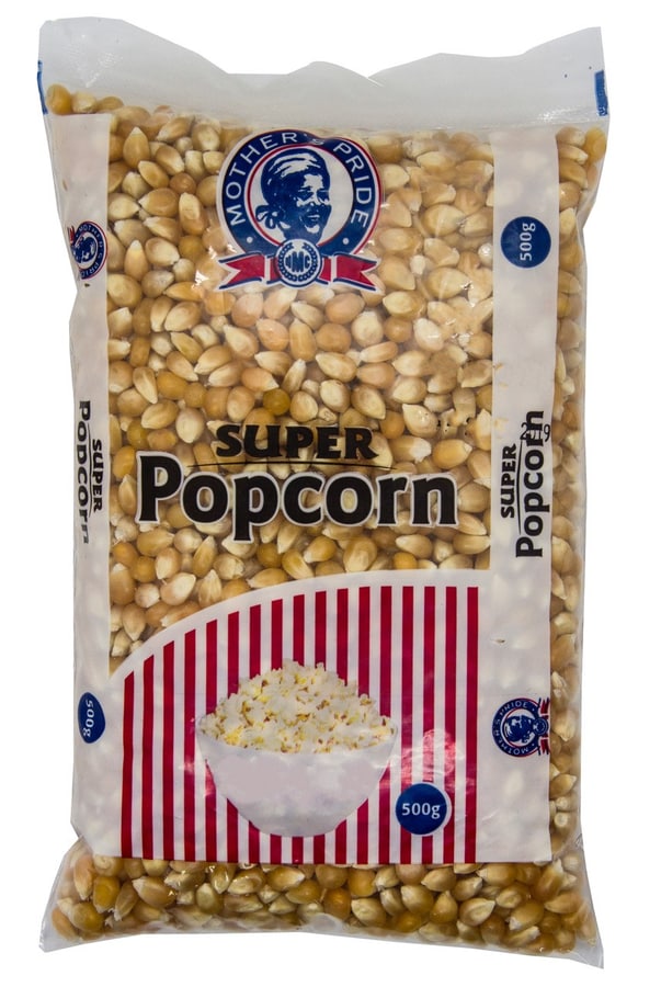 Mother’s Pride Super Popcorn original packaging